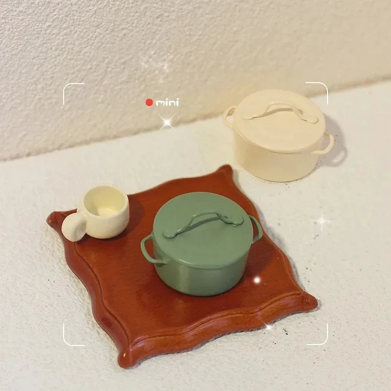 1/12 Dollhouse Mini Japanese Style Tableware Simulation Small Bowls Chopsticks Scene Accessories