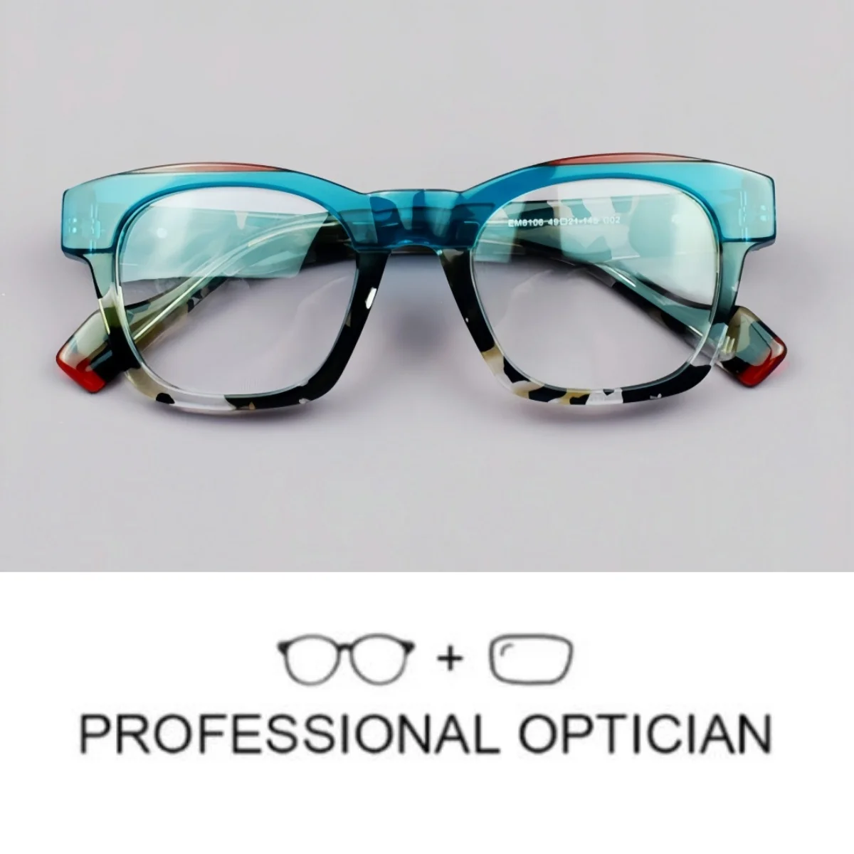 

Fashion Rectangle Prescription Glasses Handmade Acetate Myopia/Progressive Eyewear Square Optical Eyeglasses for Unsiex
