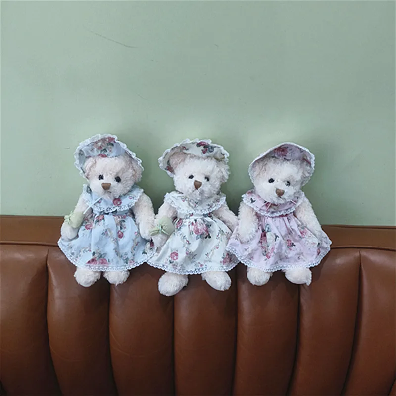 Cute Princess Style Teddy Bear Plush Toy, Dress Bear Doll, Children\'s Toy, Girl Birthday Gift, Home Decoration