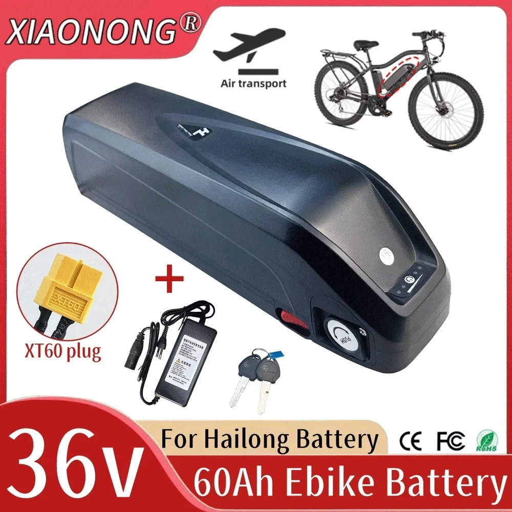 

For Hailong Bateria 36v 60Ah Motorcycle/bicycle 1000w 3000w Battery with Charger