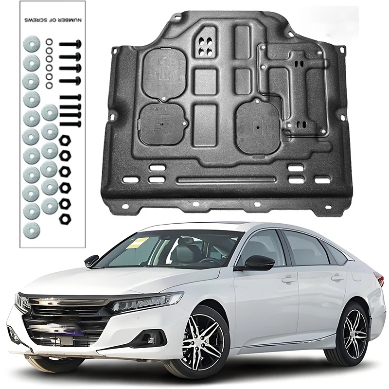 

Автомобильные аксессуары, черный грязезащитный щит под двигатель, брызговик, щит от брызг, крыло, панель панели для Honda ACCORD 2021-2022 10,5 H