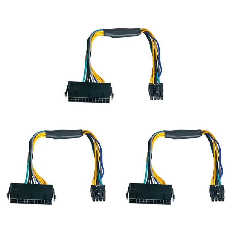 

3X 24 Pin To 8 Pin ATX PSU Power Adapter Cable For DELL Optiplex 3020 7020 9020 Precision T1700 12-Inch(30Cm)