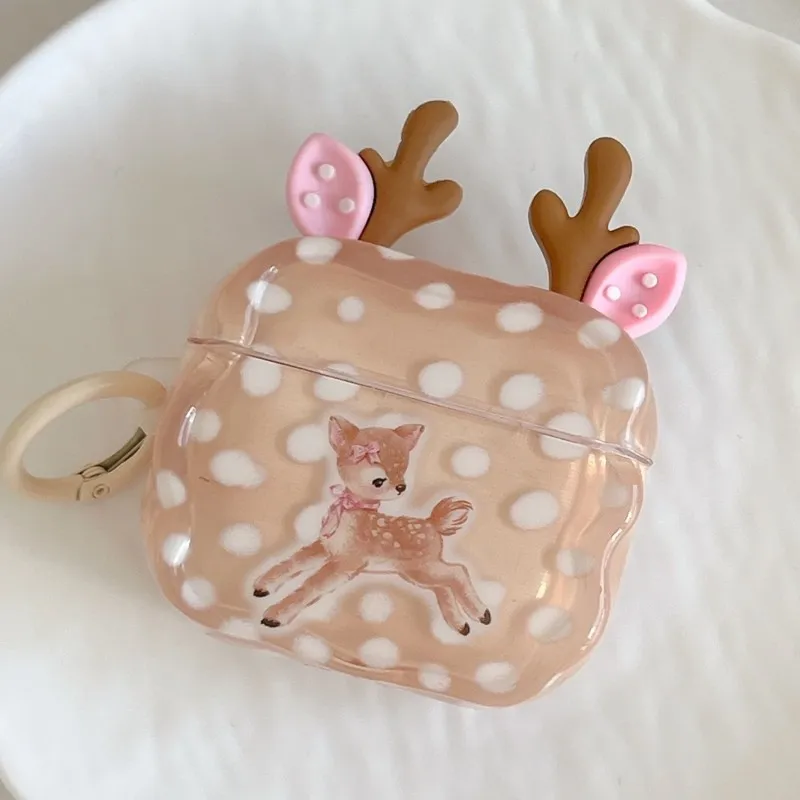 

Bambi protective case for Airpods Pro 2, Pro 3, Pro, Bluetooth wireless headphone protective case for Airpods 1 or 2, 3, 4