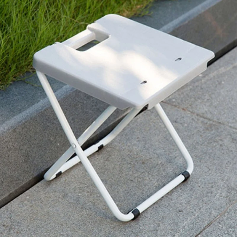 Portable Camping Chair Homeuse Chairs  Multifunctional Folding Comfort Stool Space Saving Plastic Bath Shower Chair Easy Storage