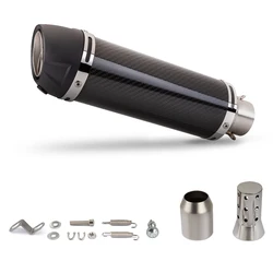51mm Interface Universal Motorcycle Exhaust Muffler Pipe LEO F02 Escape With DB Killer for Z1000 GSR600 FZ6N R1 CBR600RR NMAX