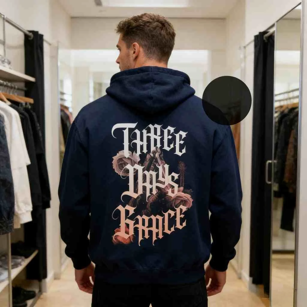

Толстовка Three Days Grace с капюшоном в стиле рок-музыки TDG Band One X - Life Starts Now Three Days Grace Merch Unisex Rocker Clothing