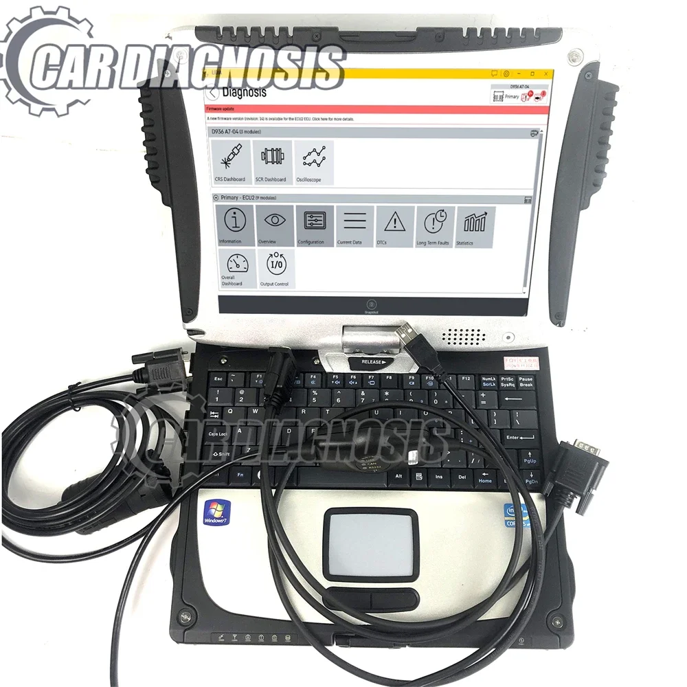 

for Liebherr Lidia canfox software excavator heavy duty Construction machinery diagnostic tool with Toughbook CF19 laptop
