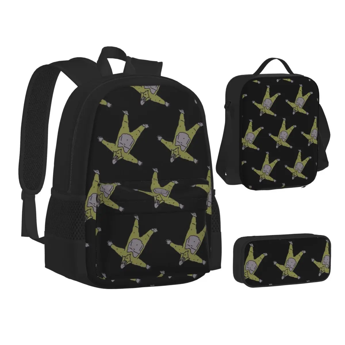 

Big Lez Show Donny Backpacks Boys Girls Bookbag Children School Bags Kids Rucksack Lunch Bag Pen Bag Three-Piece Set