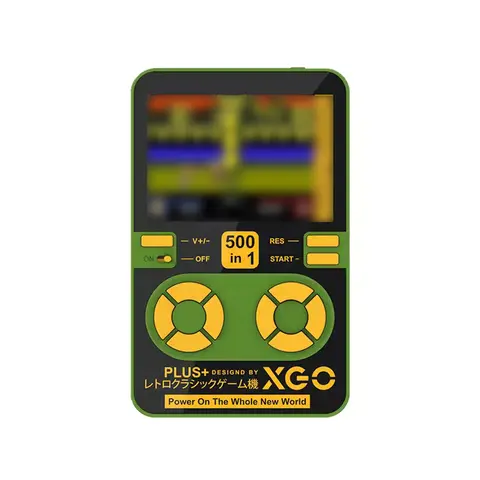 Retro bärbara mini-videospel med inbyggda 500 spel handhållen spelkonsol 5000mAh trådlös powerbank LCD-färgspel för barn 10 best sales Powerbank-spel - №7