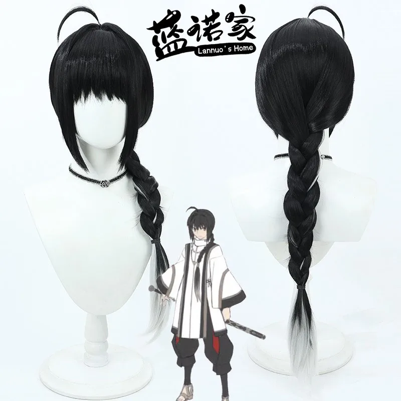 

Аниме FGO Fate Samurai Remnant Yamato Takeru Cos Косплей Парик Хэллоуин Карнавальная вечеринка Реквизит Синтетические волосы + Кепка для парика