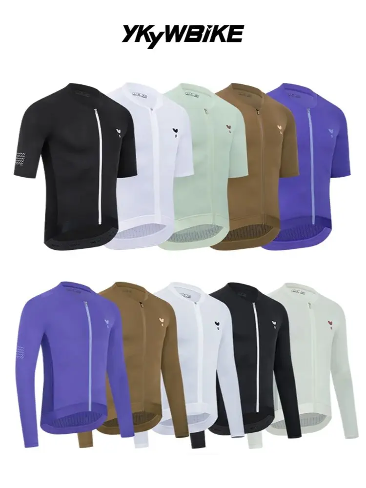 AliExpress YKYWBIKE 2026 Men's Cycling Jersey Summer Spring Bicycle Shirt Road Bike Maillot Pro Team Breathable Cycling Clothes