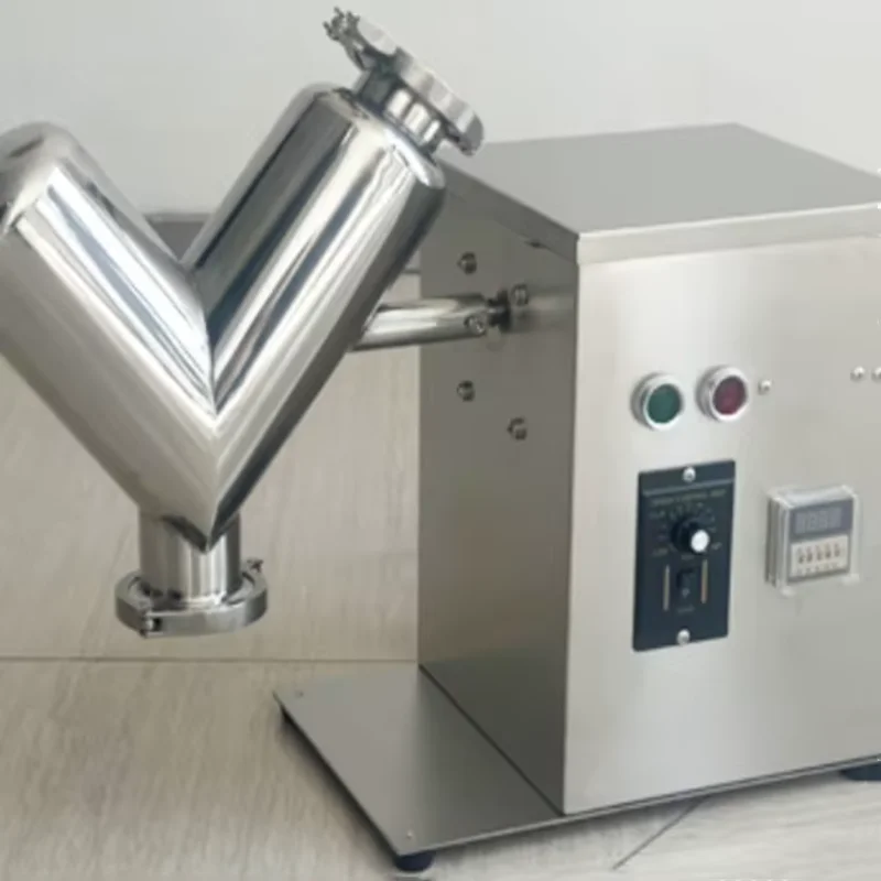 Hot Sell Lab Chemical Industry V Type Mixer V Cone Powder Mixer Food Powder Blender Machine