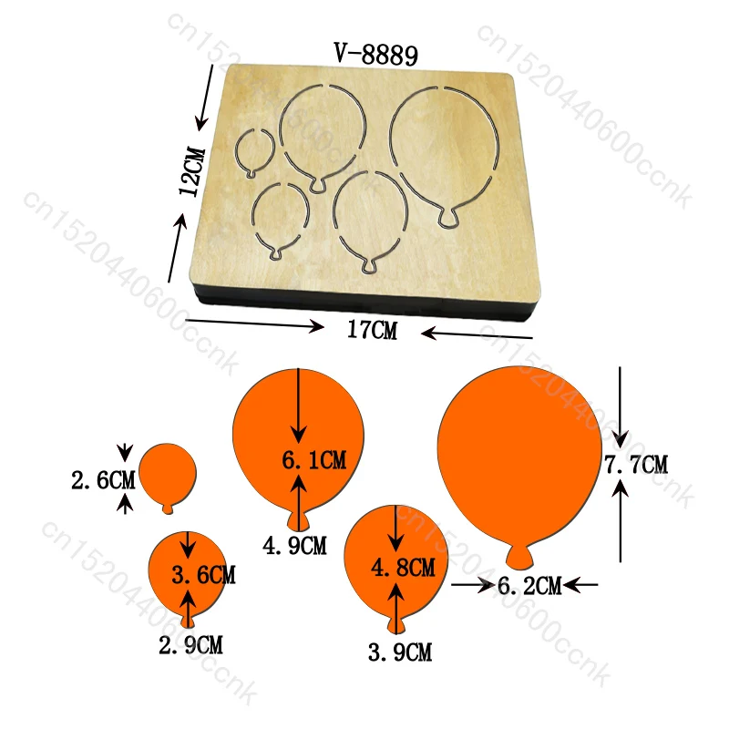 

Деревянные штампы для скрапбукинга, несколько размеров, V-8889, новые