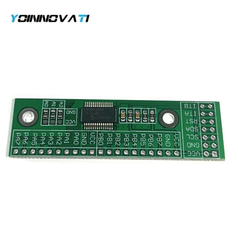 YT 1pcs MCP23017-E/SS I2C IIC Expander Board Module I2C to 16IO IIC Input/Output Expansion Board MCP23017 3.0V-5.5V