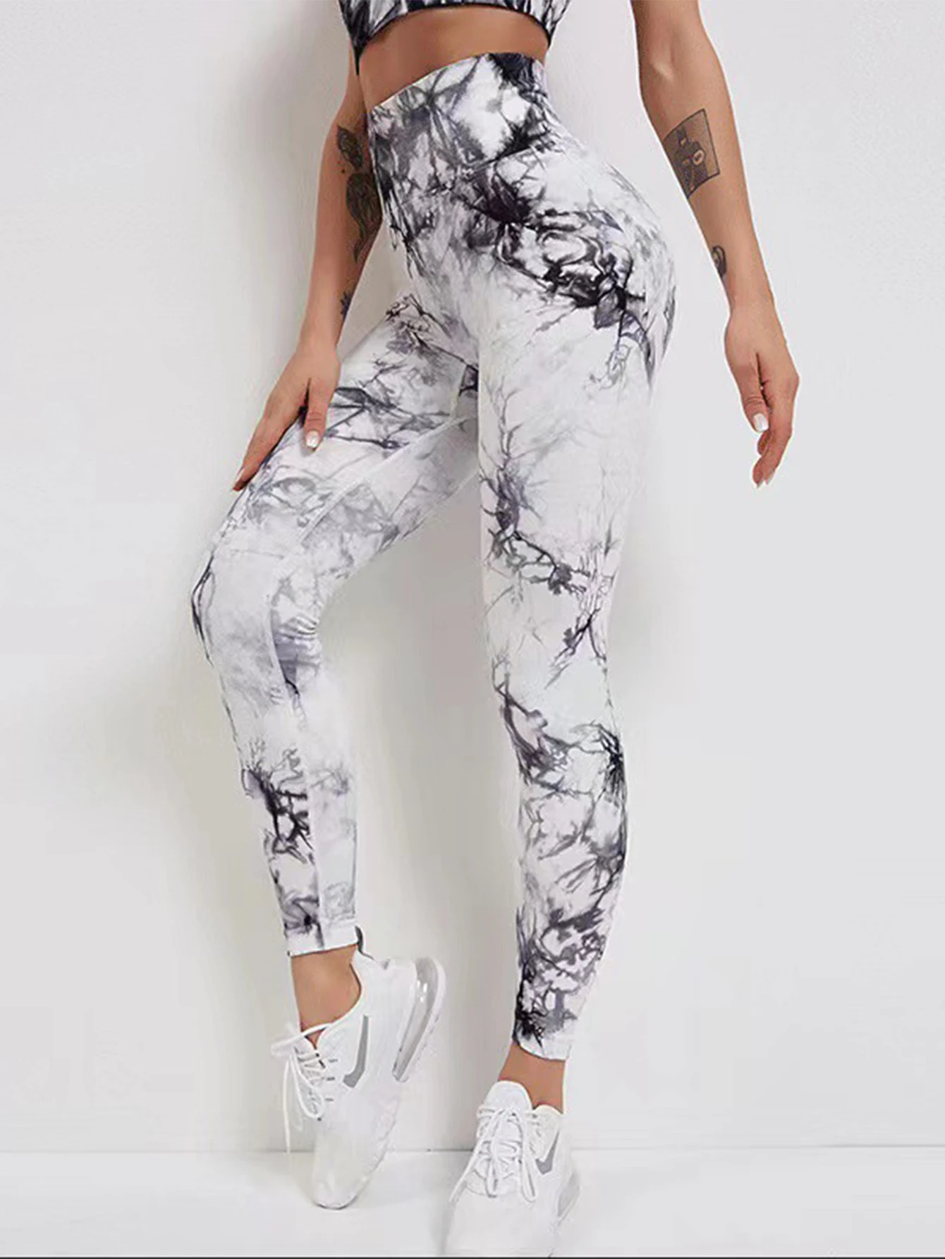 Women's High Waist Slim Leggings Full Print Casual Comfortable All Season Fashion