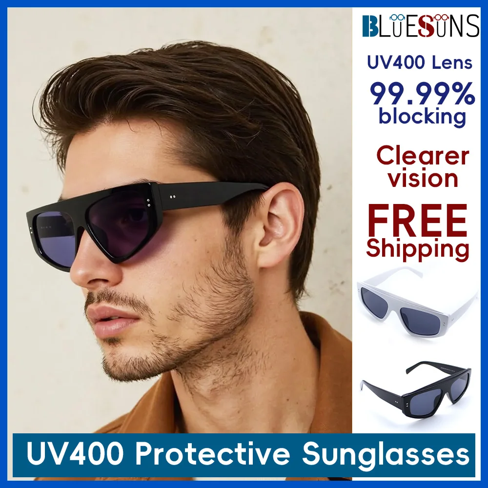 

Large Frame Fashionable Personalized Sunglasses UV400 Lenses 100% Protection for Travel And Outdoor Activities