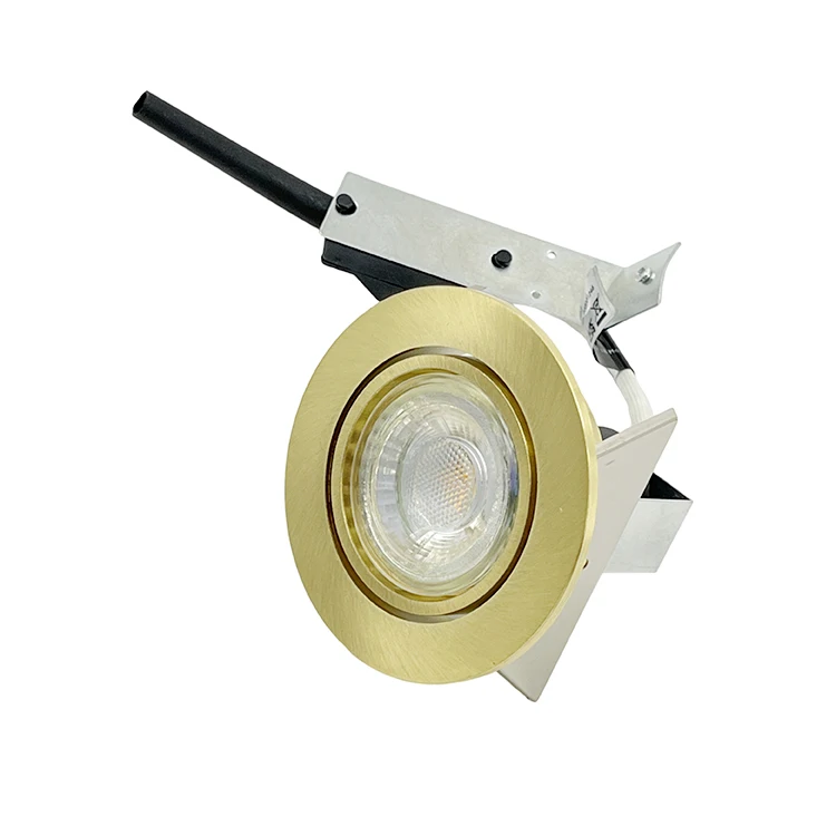 Commercial Modern LED Downlight Recessed Round Gold Ceiling Light Warm White Aluminum LED Lamp for Living Room Spotlights