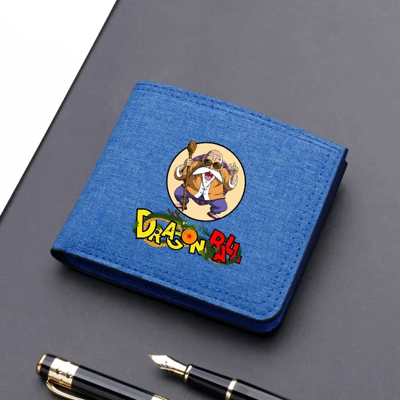 Dragon Ball Goku Wallet Anime Credit Card Holder Purse Pocket Men Women Money Storage Pouch Foldable Short Wallets Kids Gifts