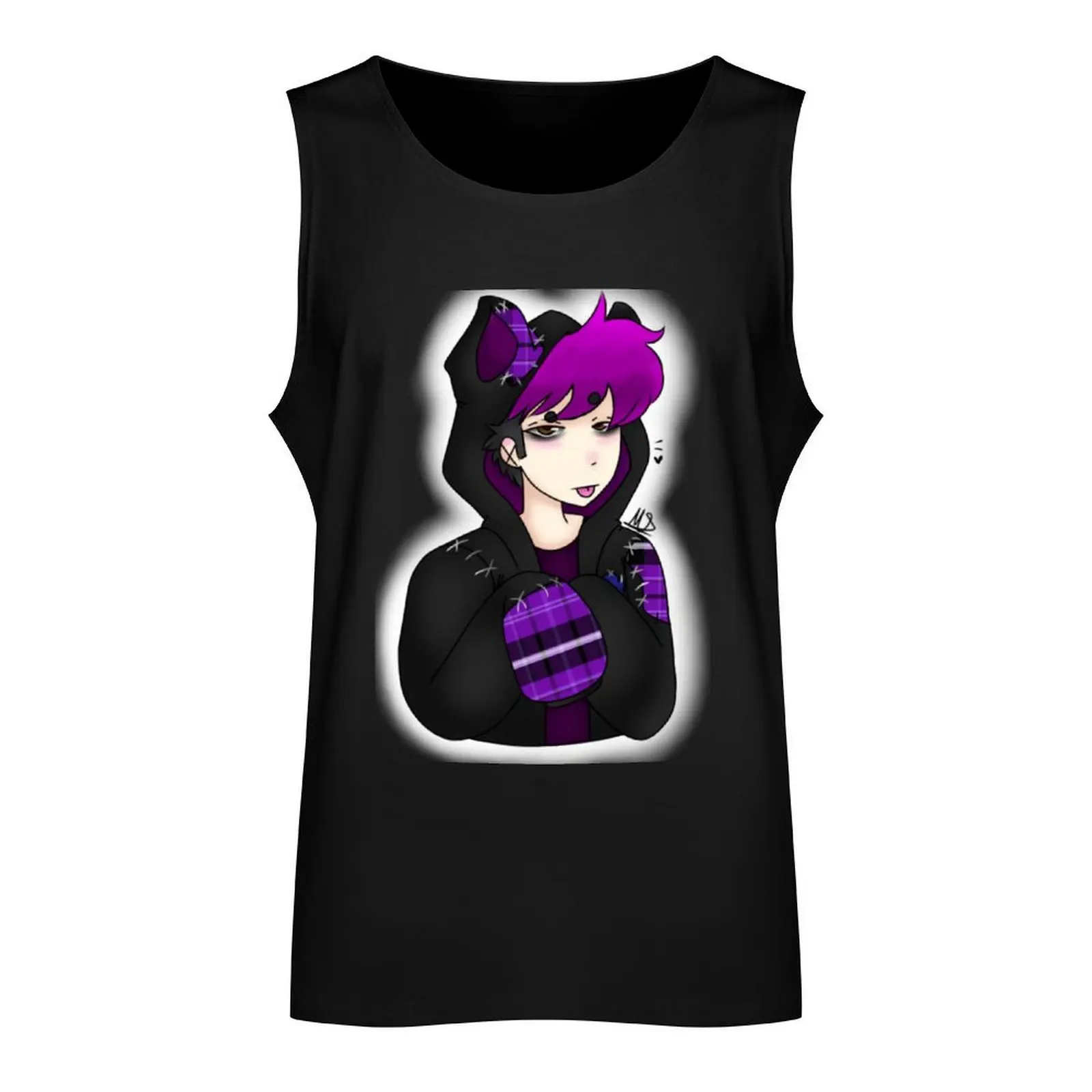 Virgil Sanders Tank Top anime clothes Men's clothes luxury style sleeveless Men's t-shirts