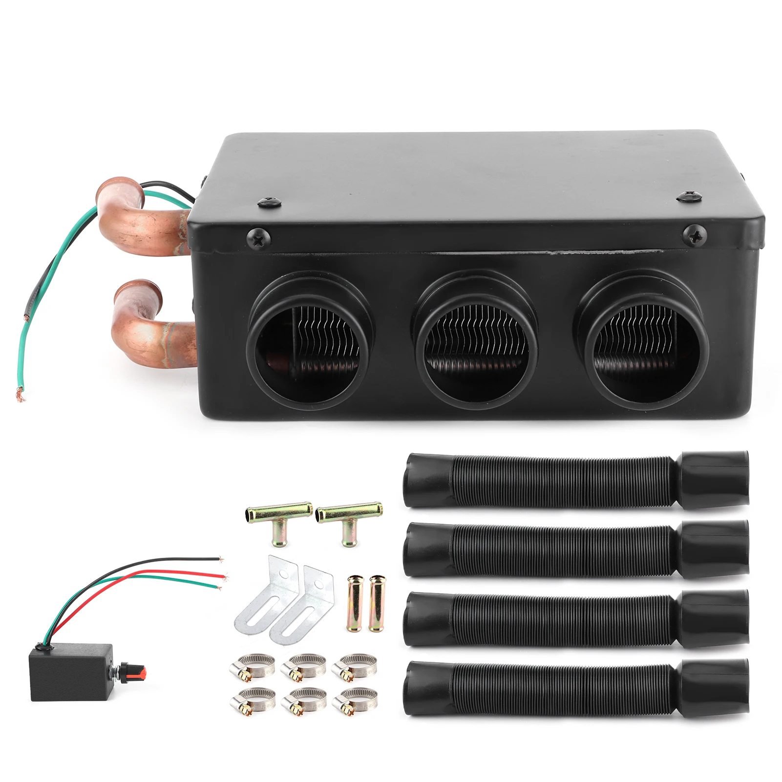 Riscaldatore Per Auto 12V – Ventola 3 Fori Per Sbrinamento Parabrezza E Riscaldamento Invernale, Portatile E Silenzioso