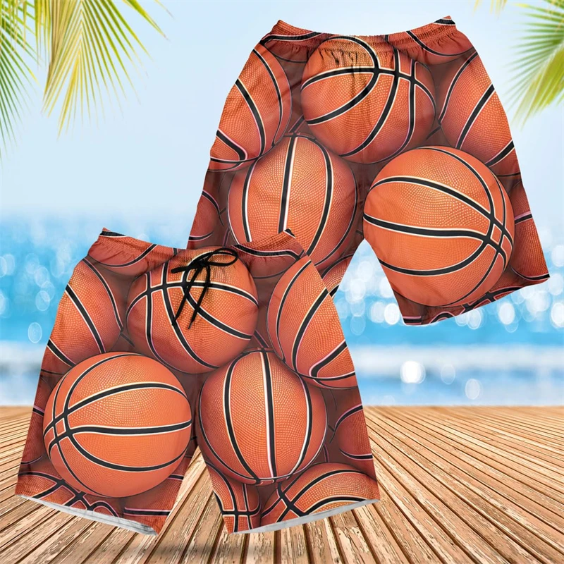 Basketball 3d gedruckt Strand Shorts Ball Sport kurze Hosen für Männer Boards horts Trikot Mode Junge Stämme männliche Bermudas Hosen