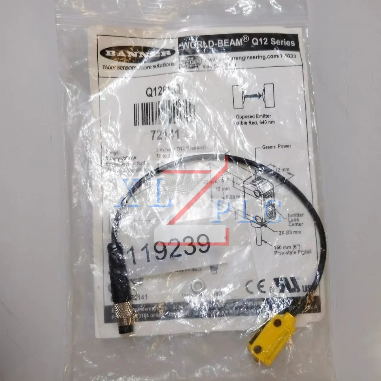 새로운 원본 광전 센서 Q126EQ Q12AB6FF30 Q12AB6FF50 Q20PDL Q20PDL