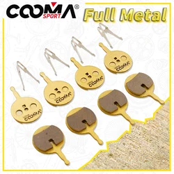 4 Pairs, Full Metal Bicycle Disc Brake Pads for AVID BB5, E-Bike, Giant, Merida Bike, Promax Calier, Ultra Class