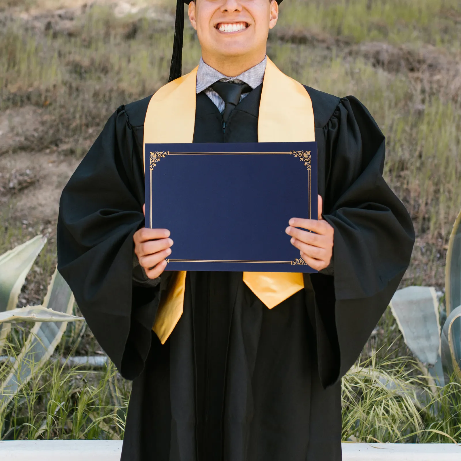 

Набор из 3 классических папок-обложек для сертификатов, дипломов и наград, для хранения выпускных документов