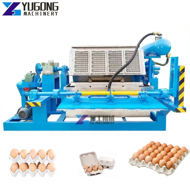 

Egg Tray Making Machine Recycling Waste Paper Egg Tray Machine Egg Carton Forming Machine Equipment for Small Business