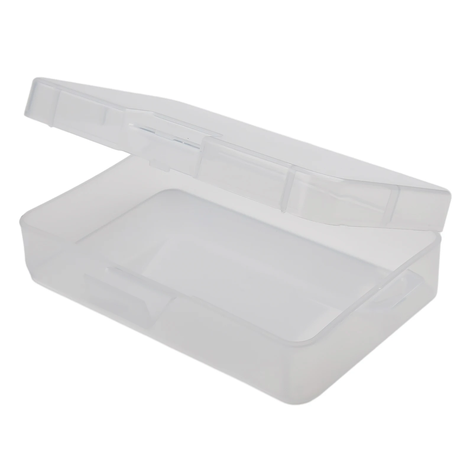 1PCS Transparent Plastic Box Jewelry Packaging Component For Receiving Box ID Card Jewelry Rectangle Home Plastic Storage Box