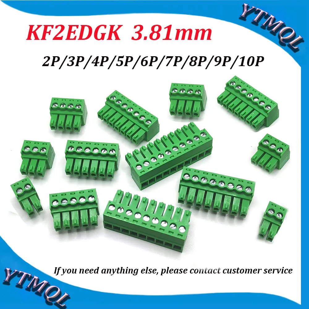 1Pcs KF2EDGK 3.81 2P-10P PCB TERMINAL BlOCKS 15EDGK 3.81mm 2PIN -10PIN MC 1,5/ 2-ST-3,81 - 1803578 PHOENIX CONTACT KEFA DEGSON