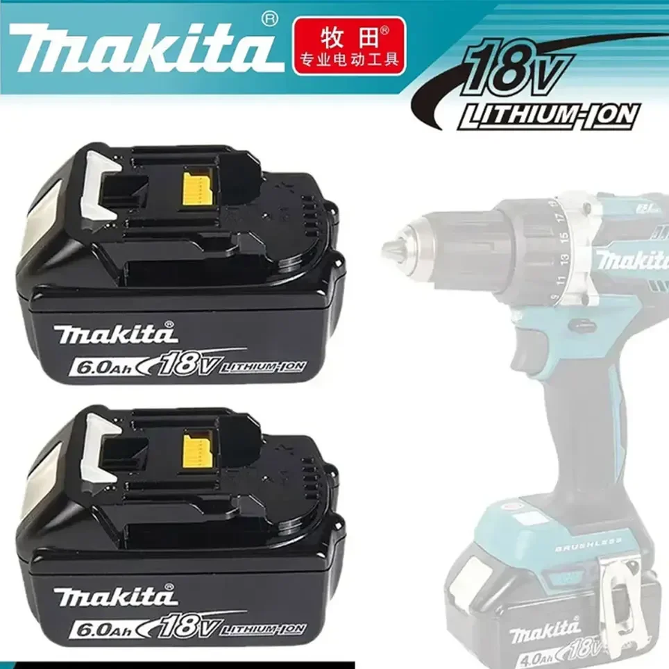 

100% Genuine/Original Makita 18v battery bl1850b BL1850 bl1860 bl 1860 bl1830 bl1815 bl1840 LXT400 6.0Ah for makita tools drill