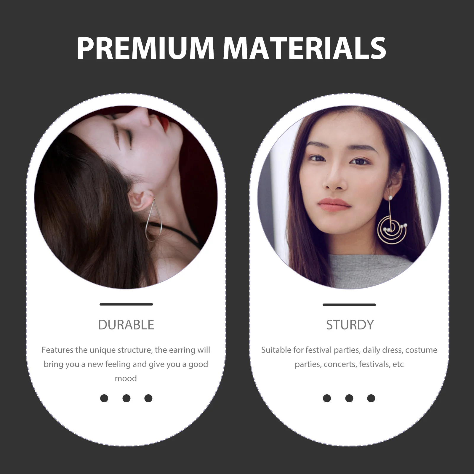 

1Pair Chain Link Drop Earrings Fashion Jewelry for Women Trendy Statement Earrings Festival Party Gift Ear Dangle