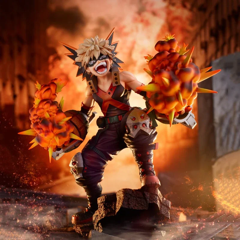 En Stock SEGA S-FIRE My Hero Academia Bakugo Katsuki personaje de Anime colección de PVC figura modelo ornamento regalo de cumpleaños