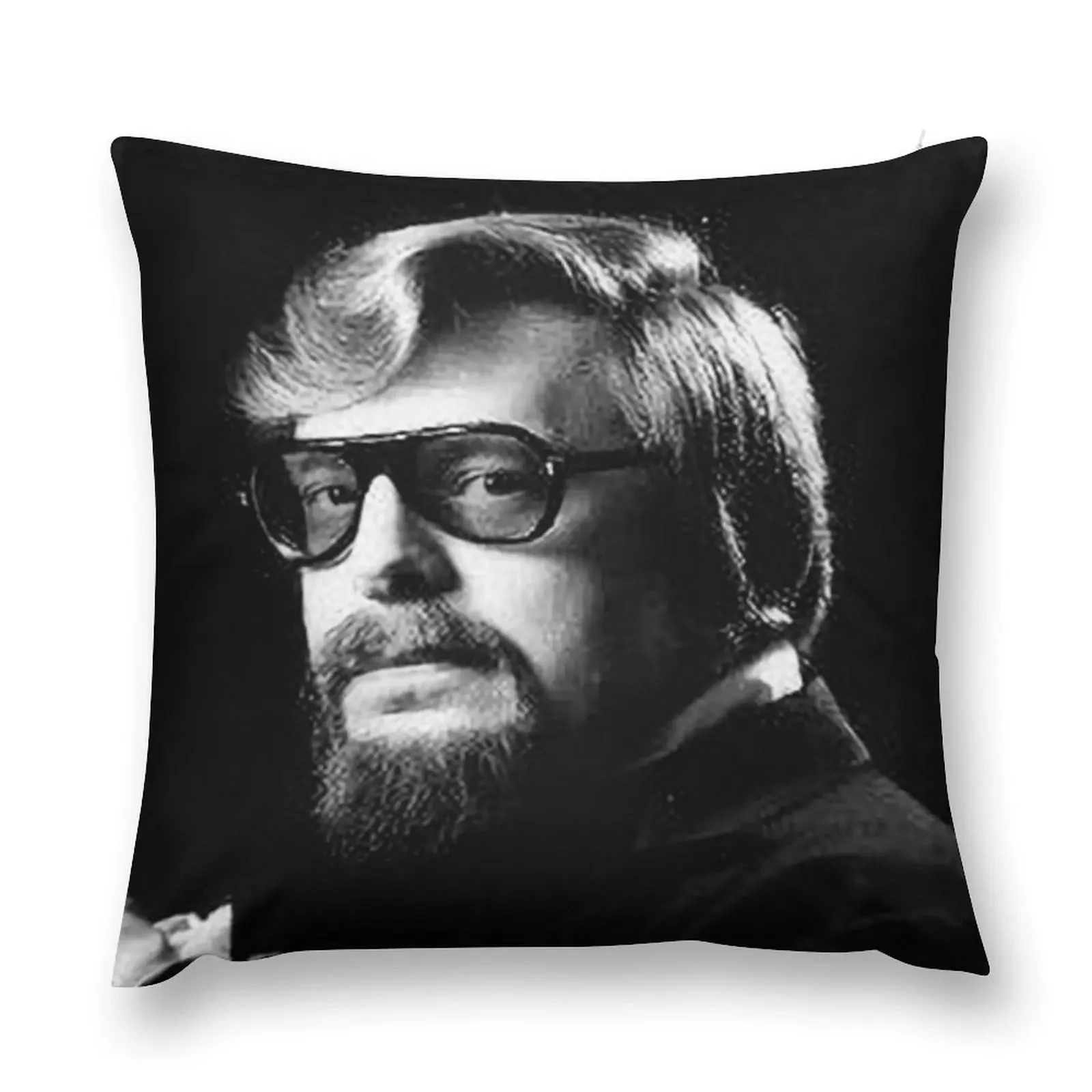 David Hoy - Renowned Psychic and Mentalist Headshot Throw Pillow Decorative Cushions New year pillow