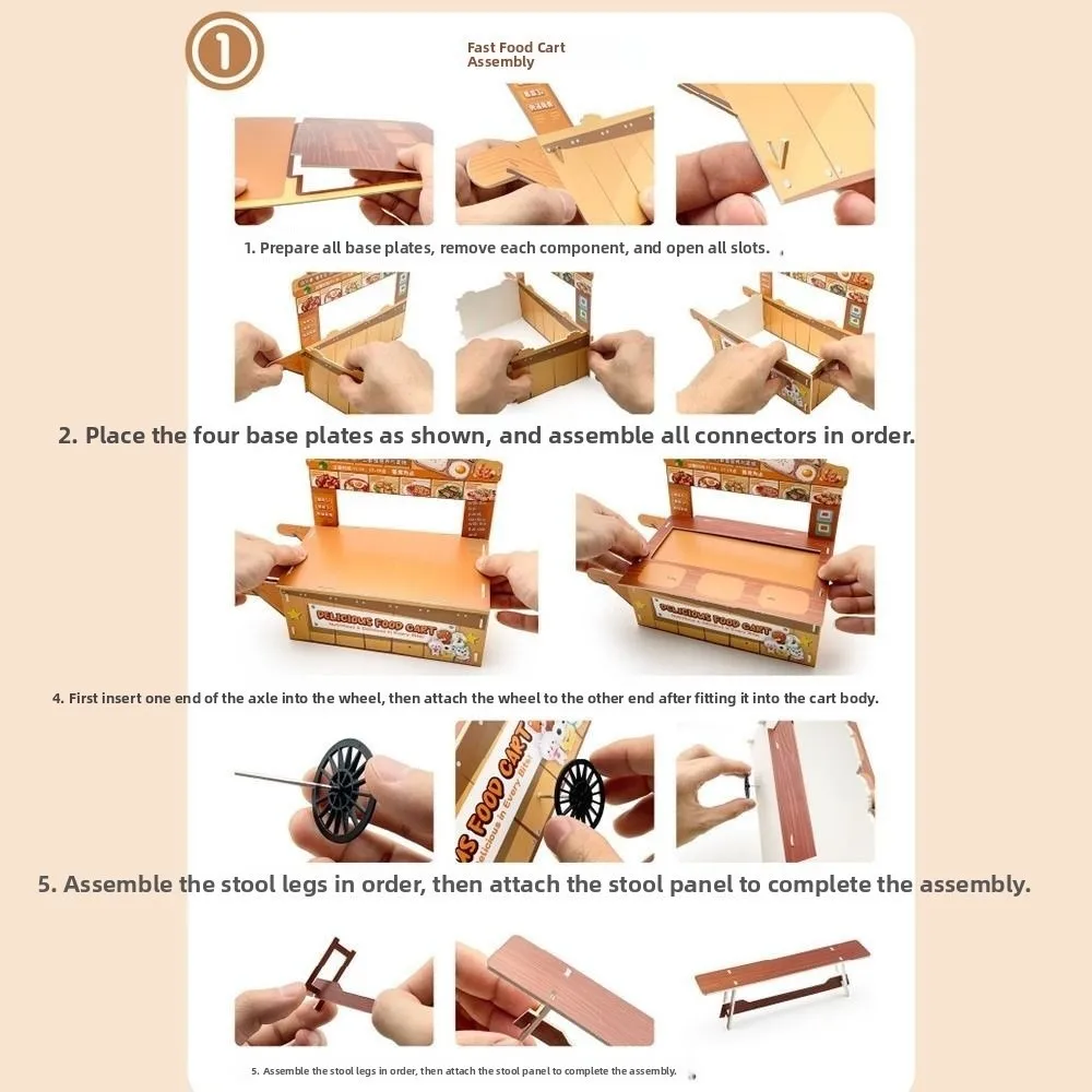3d fingir jogar brinquedos de cozinha diy criativo mini modelo de comida rápida brinquedo engraçado reutilizável cozinhar brinquedos interativos casa de boneca cozinha