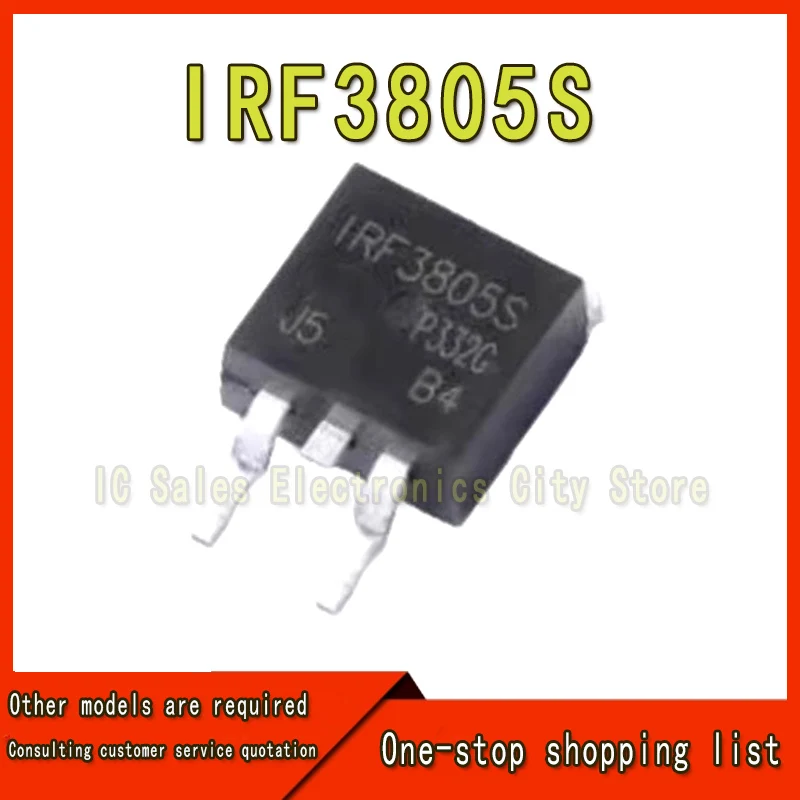 20 Stks/partij IRF3805S F3805S IRF3805 Mosfet N-CH 55V 75A D2PAK