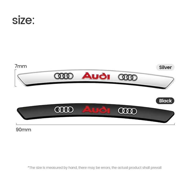 Aluminiowa plakietka piasty koła samochodowego Naklejki na felgi Akcesoria dekoracyjne Do Audi Quattro A1 A3 A4 A5 A6 A7 Q3 Q5 Q7 RS3 RS S3 S4