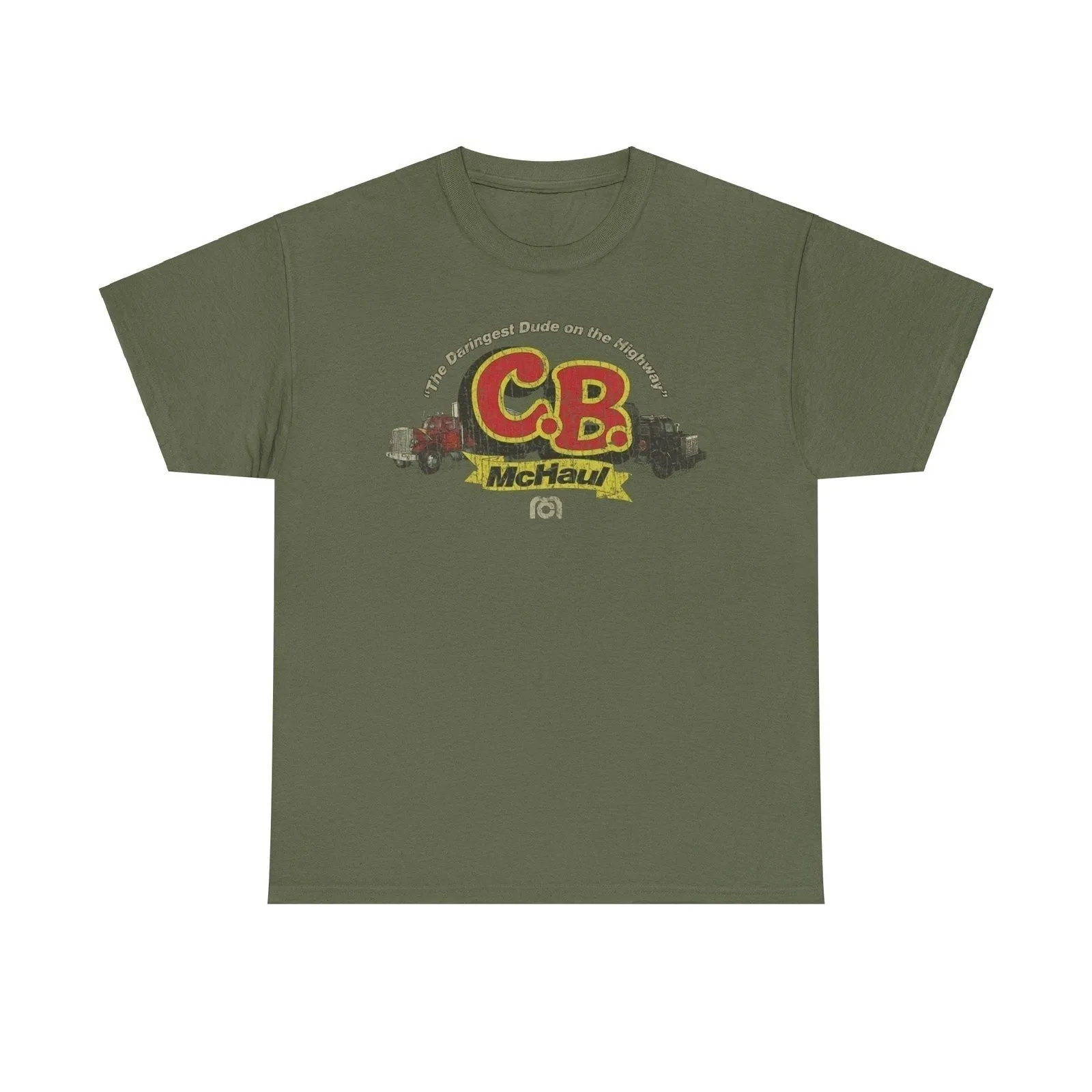Camiseta de camiones de juguete CB McHaul Mego