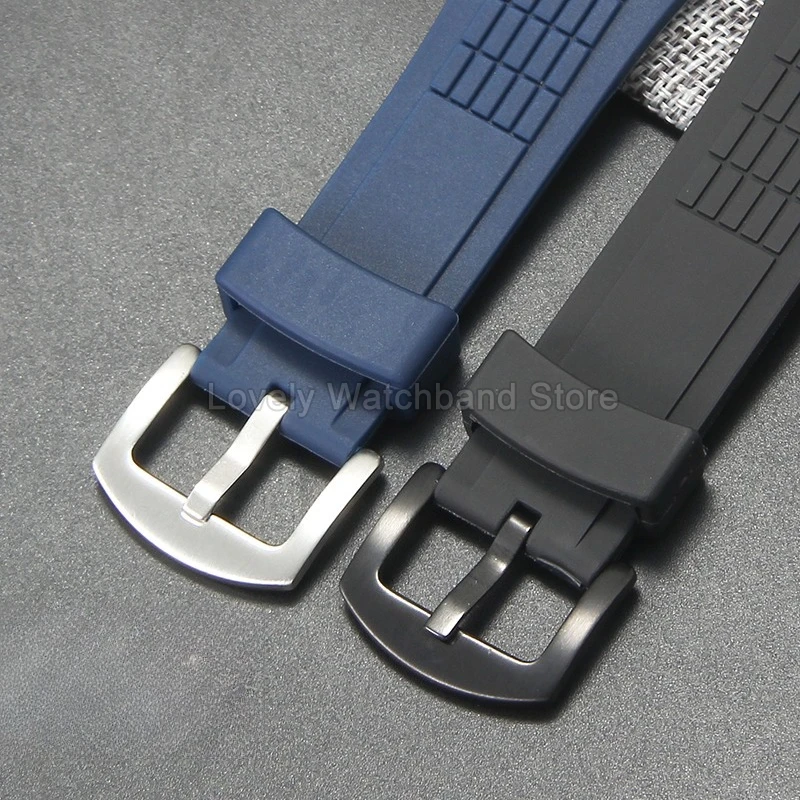 Cinturino per orologio in silicone resistente all'usura per Seiko VELATURA SRH006 SPC007J1 SRH001J1 Protrusioni a griglia snelle con interfaccia piatta