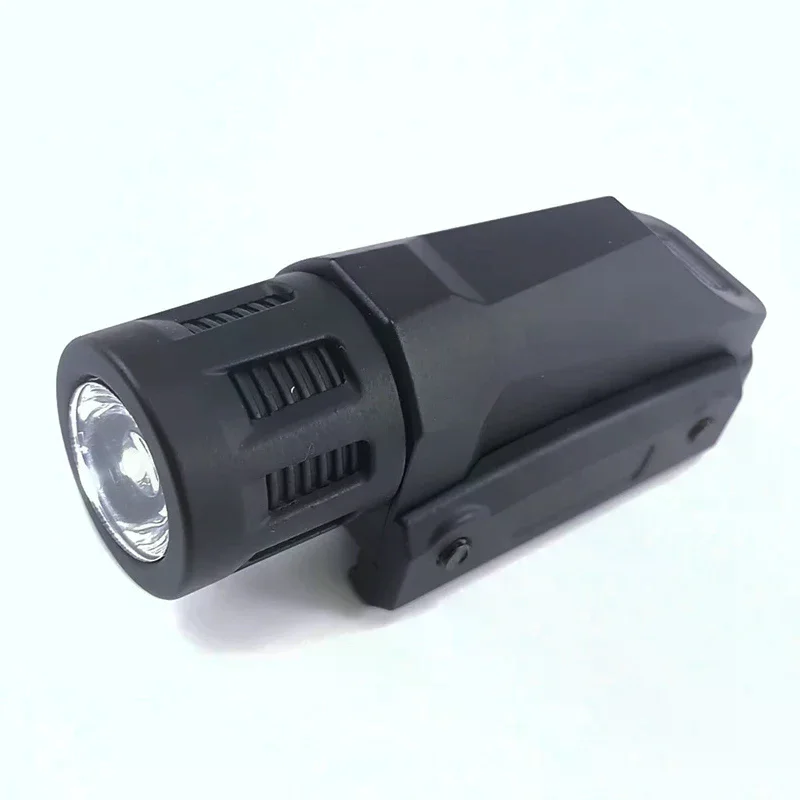 

[New] Tactical Mini Flashlight LED 20MM Guide Rail Adjustable Small Flashlight Under Hanging Light For Hunting Camping Fishing