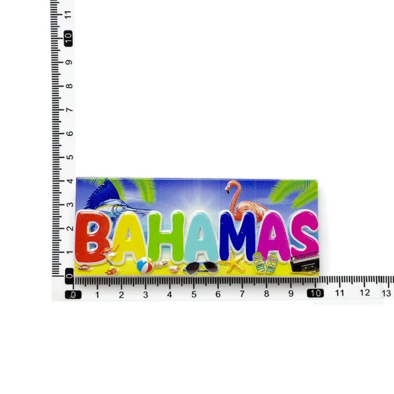 

Bahamas3dPersonalized Creative Text Coconut Tree Magnetic Fridge Magnet Travel Souvenir Home Decoration