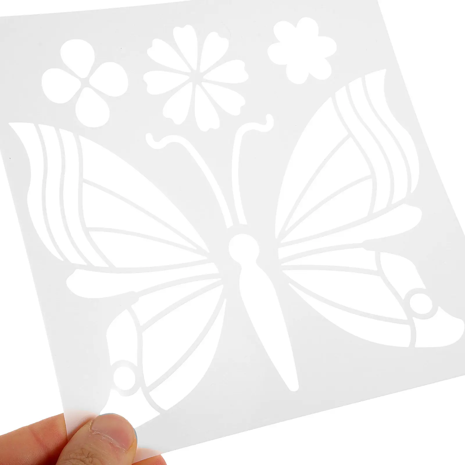 24Pcs Painting Template Butterfly Drawing Stencil Reusable Eco-Friendly DIY Art Template for Kids Adults Creative Painting