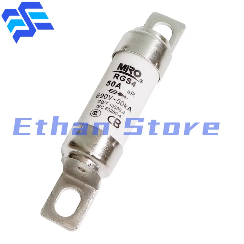 10PCS Fuse RGS4 10A 16A 20A 25A 32A 35A 40A 50A 55A 63A 75A 80A 85A 90A 100A 110A aR 660GH 690V