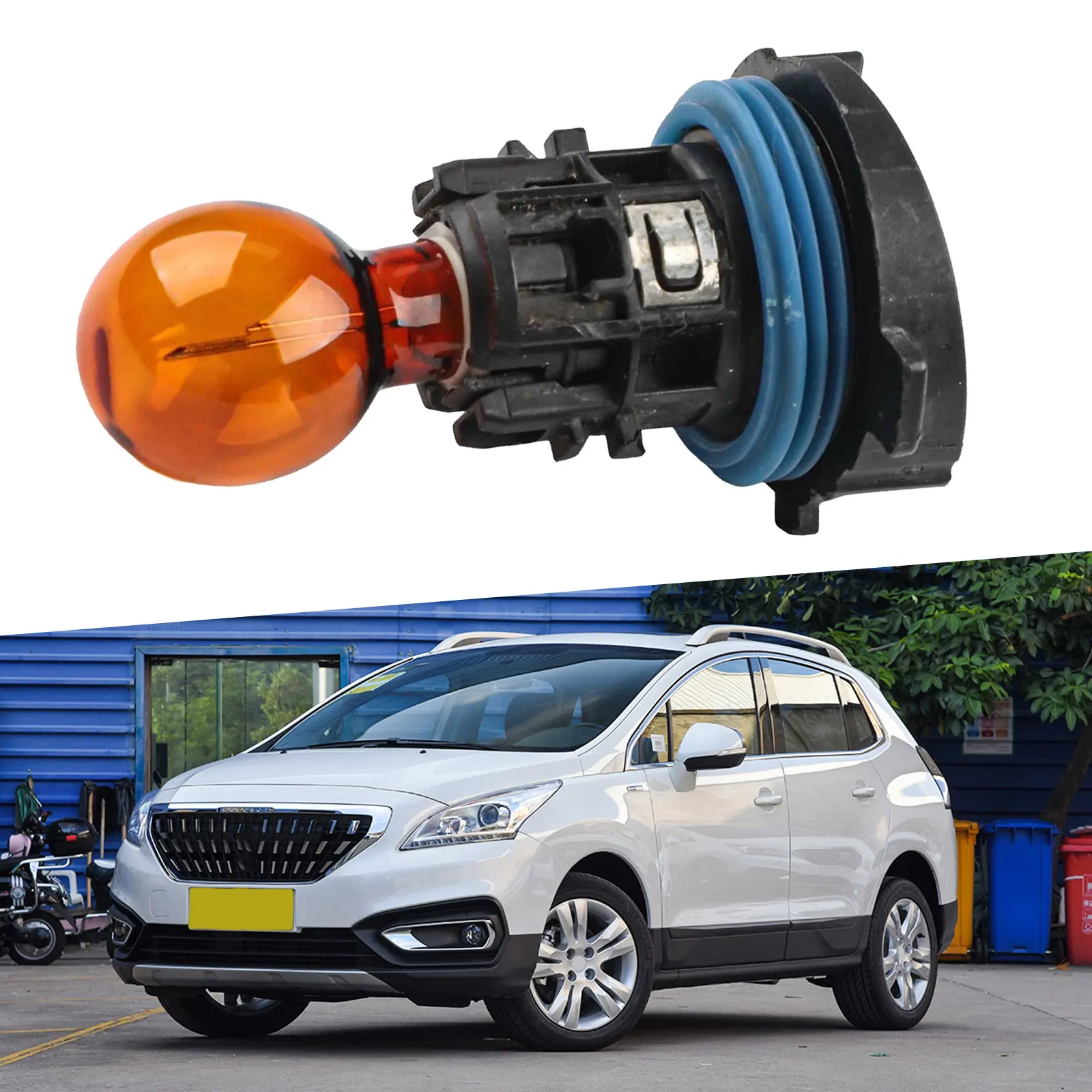

5008 Socket Indicator Light Bulb Vehicle Lighting Car Maintenance OEM Number 262610001R Wear-resistant Design For 5008