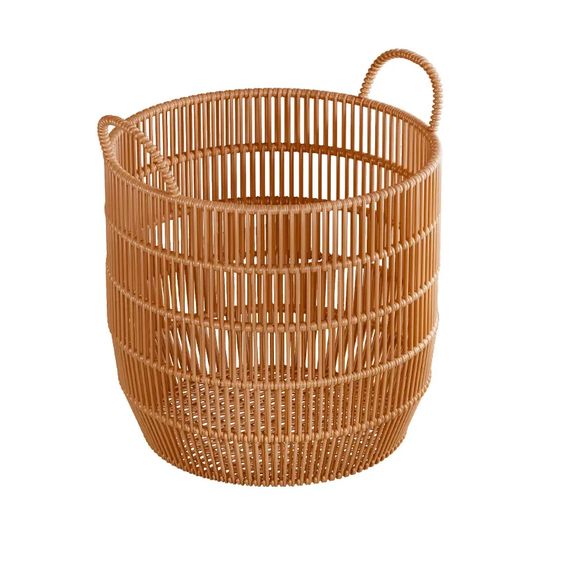 

Rattan dirty clothes large capacity toilet bathroom clothes laundry basket household high value dirty clothes storage basket