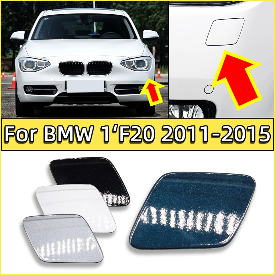 Headlamp Washer Nozzle Cover Cap Shell For BMW 1 Series Base Model F20 2011-2015 High Quality Painted 51117297981 51117297982