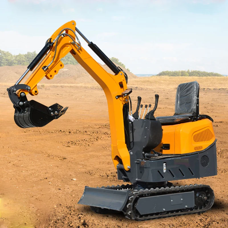 Customized Orchard Farm Use Micro Tailless Excavator 1.2 Ton Small Rubber Crawler Bagger Mini Diesel Digger EPA/Euro 5 Sale