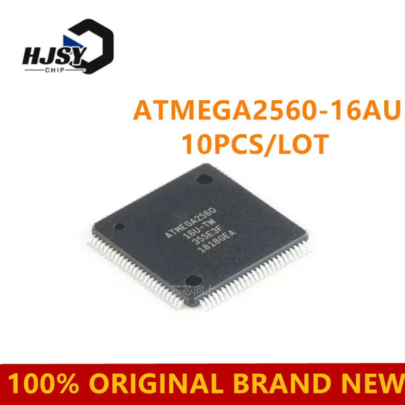 

10PCS LOT 100% NEW AND ORIGINAL ATMEGA2560-16AU ATMEGA2560 TQFP-100