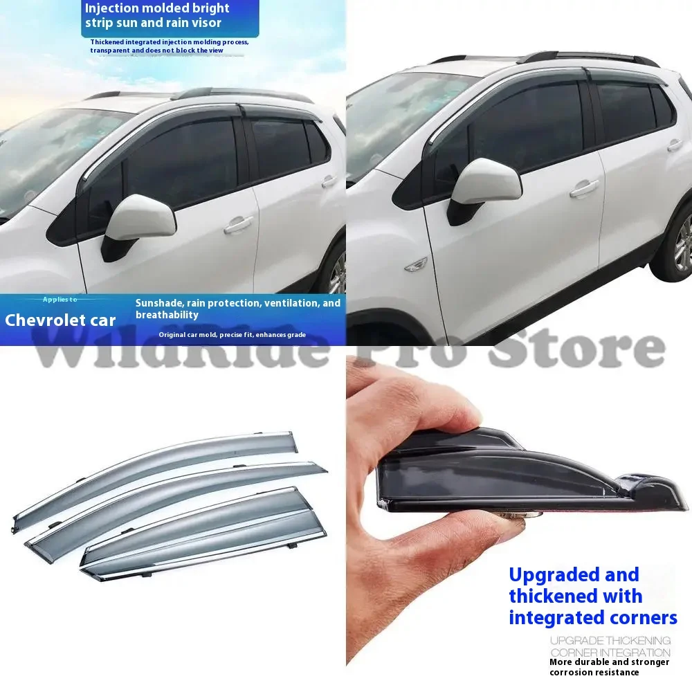 

1 set Car Window Visor for 2008+ Chevrolet Orlando Trax Spark Rain Guard Sun Shade Factory Direct Sale